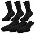 Lot de 3 paires de chaussettes de travail PAREBISE noires, fond blanc